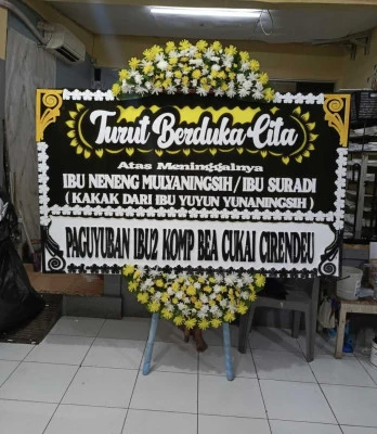 Papan Bunga di Rs Cipto Mangunkusumo